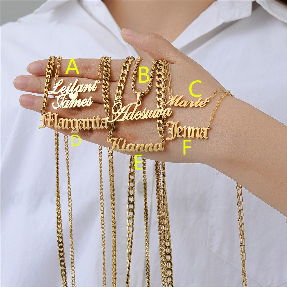 Custom Name Necklace — The Perfect Gift for Her